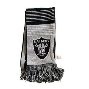 Las Vegas Raiders NFL Team Scarf With Logo & Fringe